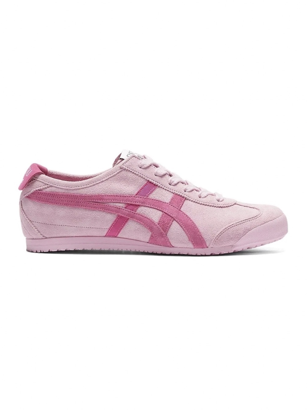 Onitsuka Tiger by Asics Mexico 66 Women's Sneakers in Light Pink and Dark Pink - Picture 2 of 7